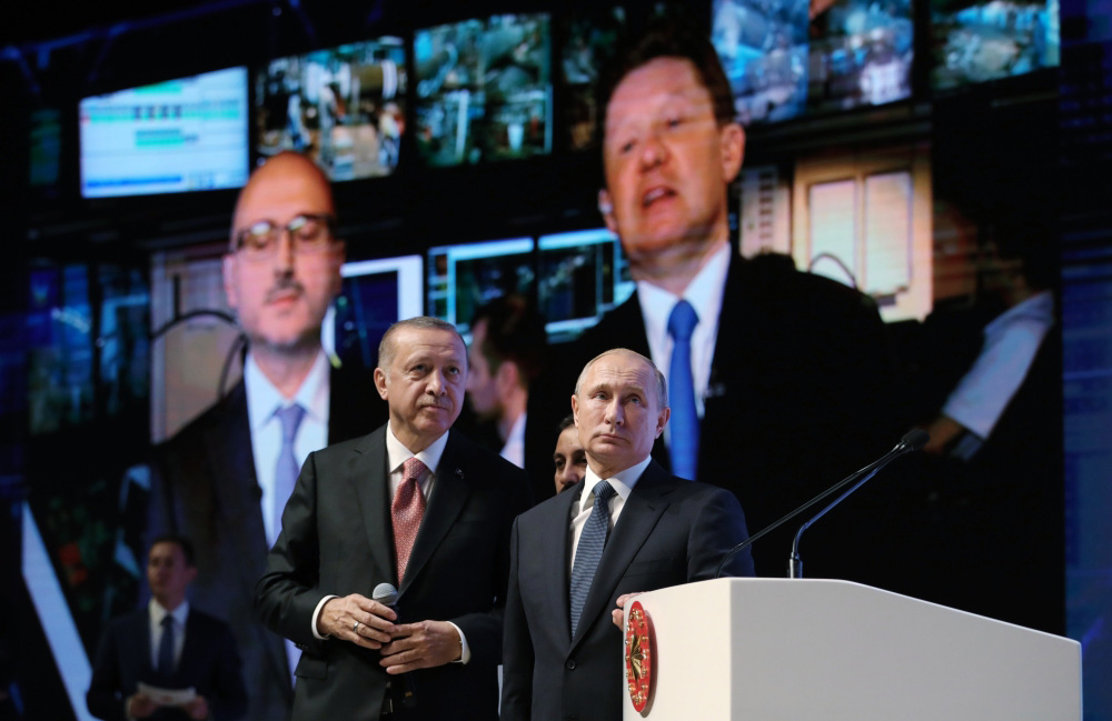 Путин - Эрдоган - Турецкий поток