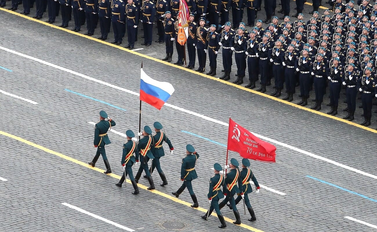 Москва. Парад Победы на Красной площади 9 мая 2021