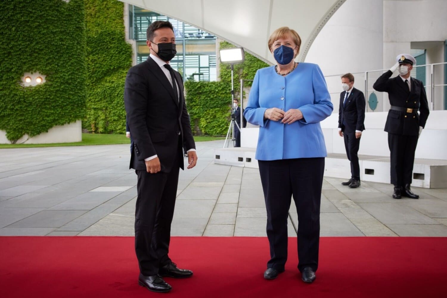 Зеленский - Меркель