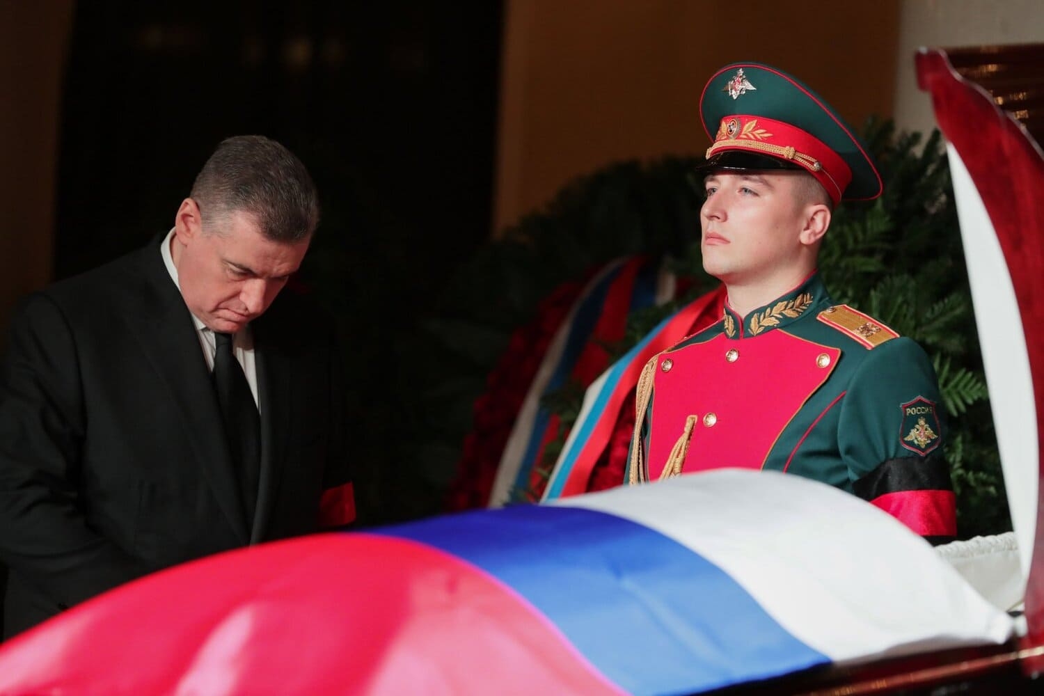 Слуцкий похороны Владимира Жириновского