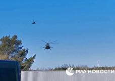 Украинская делегация на вертолетах прибыла к месту проведения переговоров с Россией