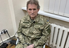Зеленский опубликовал фото задержанного Виктора Медведчука в своем Telegram-канале