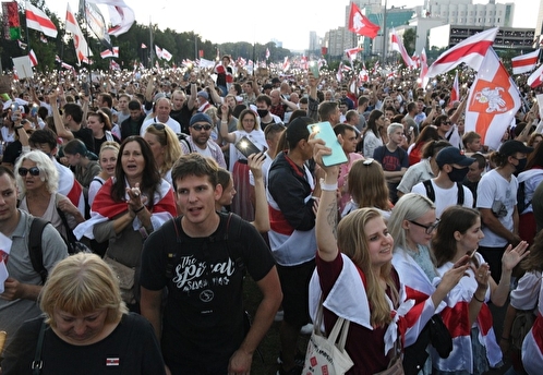 Треть россиян назвали белорусский протест самым запоминающимся событием недели
