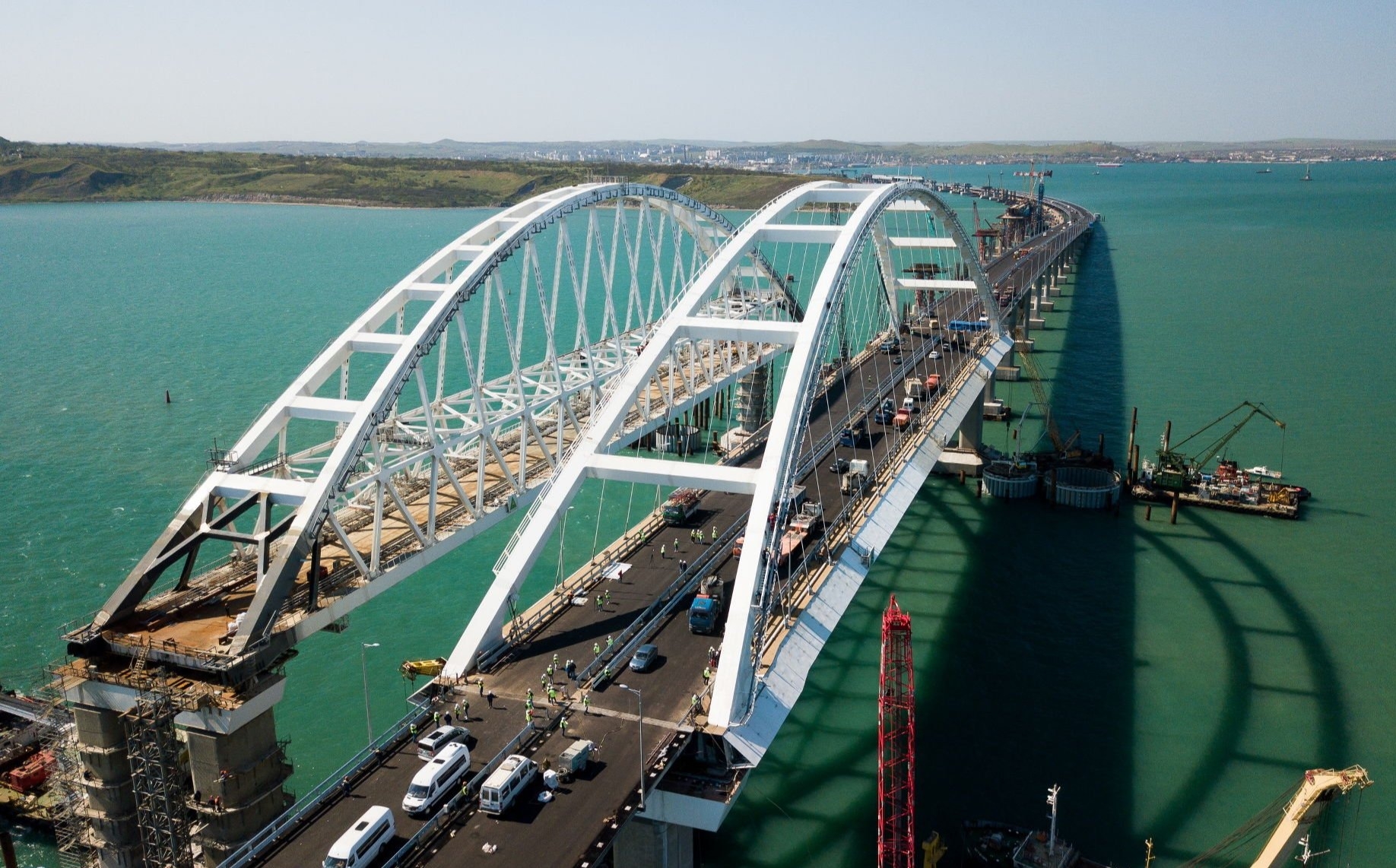 Причиной задымления в районе Крымского моста стали учения и ДТП